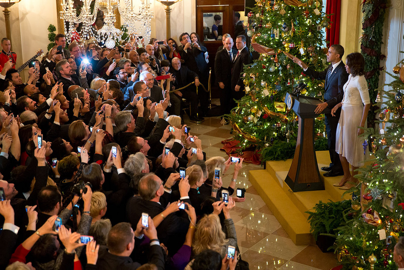 No pictures, please, Dec. 13, 2013. Pete Souza